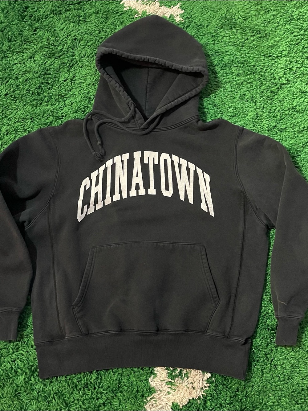 Chinatown market arch money hoodie sweatshirt black large